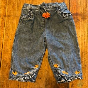 Infant Embriodered Goldfish Jeans